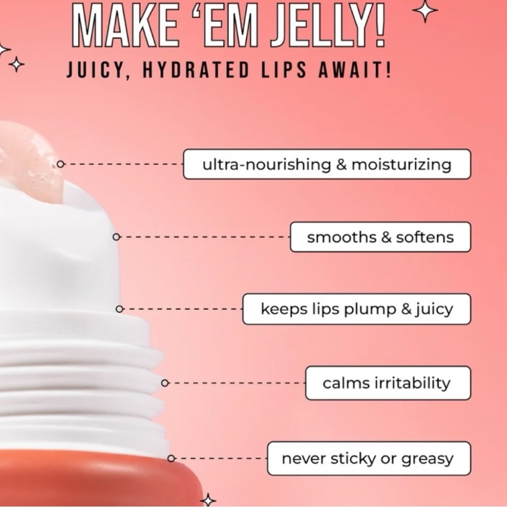 Avatara Juicy Water Mellow Clear Lip Jelly Lip Gloss Watermelon Non Sticky - Picture 2 of 11